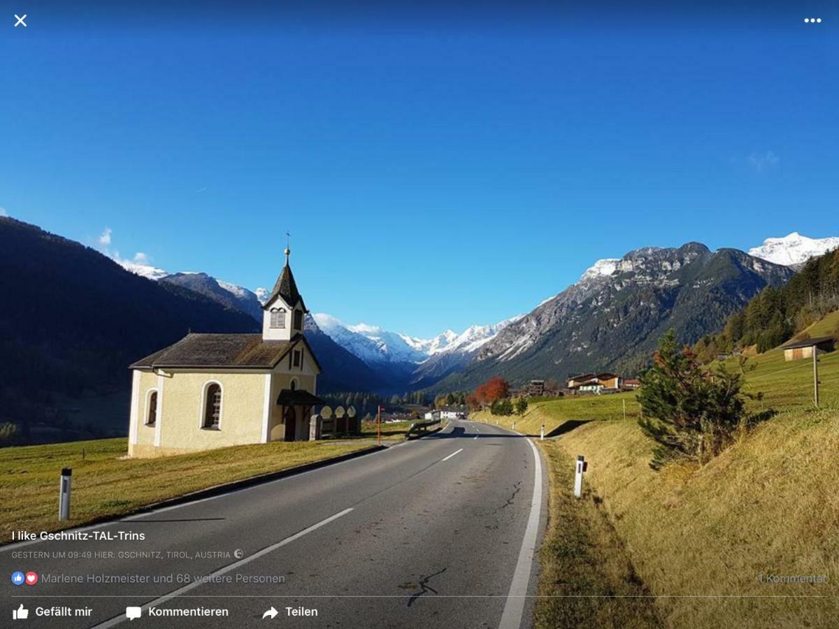 Ferienwohnung Haus Alpenrose Trins Exterior foto